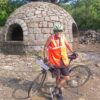 Sunil Khandbahale cycles to Top Bavadi, the historic stepwell of Ahilyadevi Holkar, at Kasara Ghat along the Mumbai–Agra Highway.