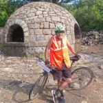 Sunil Khandbahale cycles to Top Bavadi, the historic stepwell of Ahilyadevi Holkar, at Kasara Ghat along the Mumbai–Agra Highway.
